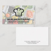 Koch Hat | Gemüse Visitenkarte (Vorne/Hinten)