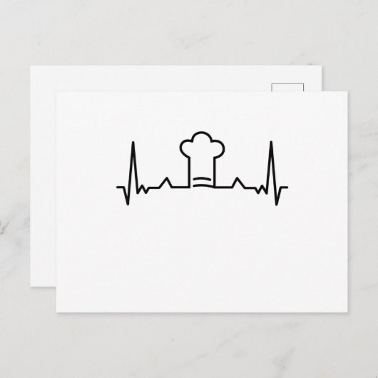 Koch hat Kochen - Geschenke für Speisen Postkarte (Vorne/Hinten)