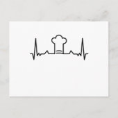 Koch hat Kochen - Geschenke für Speisen Postkarte (Vorderseite)