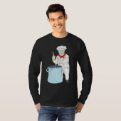 Koch Hat Kochen Utensil Koch Feinschmecker Gourmet T-Shirt (Vorne ganz)