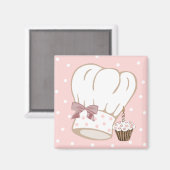 Koch Hat Magnet (Vorderseite/Rückseite)