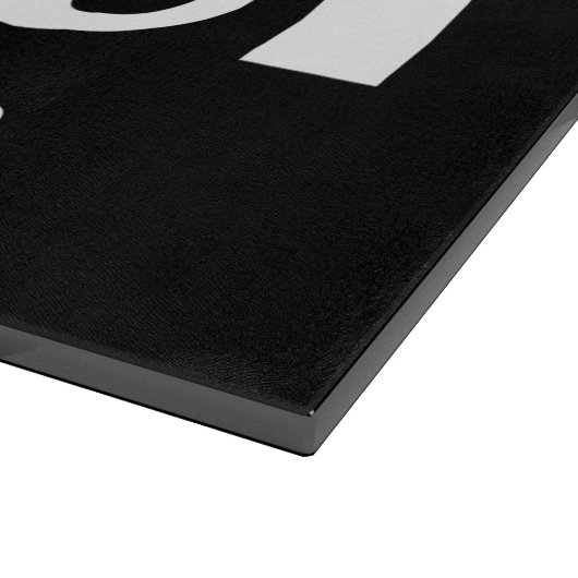 Koch Hat Text Custom Cutting Board Schneidebrett (Ecke)