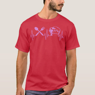 Koch Heartbeat Köche Cooking Grill T-Shirt