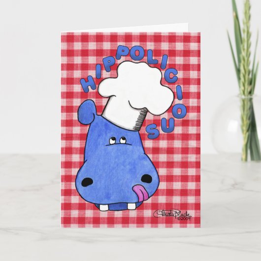 Koch Hippo-Hippolicious Einladung (Vorderseite)