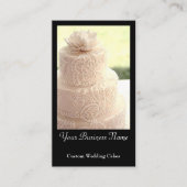 Koch Hochzeitstorte Visitenkarte (Vorderseite)