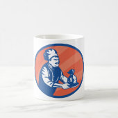 Koch Holding Money Bag Restaurant Finance Kaffeetasse (Mittel)