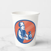 Koch Holding Money Bag Restaurant Finance Pappbecher (Vorderseite)