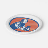 Koch Holding Money Bag Restaurant Finance Pappteller (Schrägansicht)