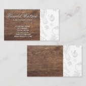 Koch | Holz | Gemüse Visitenkarte (Vorne/Hinten)