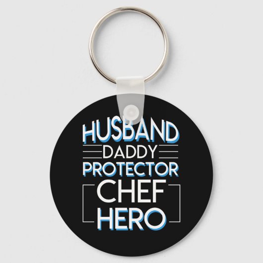 Koch Husband Daddy Protector Koch Ihr Schlüsselanhänger (Vorderseite)