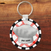 Koch-Hut-Schlüsselanhänger Schlüsselanhänger (Vorderseite)