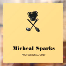 Koch Hut und Löffel Beige Silhouette