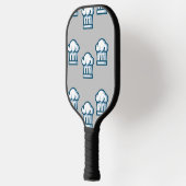 Koch-Hüte auf grau Pickleball Schläger (Links)