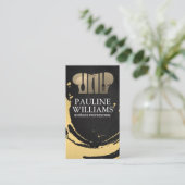 Koch-Hutlogo | Küchengeräte | Kulinarisch Visitenkarte (Stehend Vorderseite)