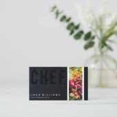 Koch I Catering Modernes Beruflich Visitenkarte (Stehend Vorderseite)