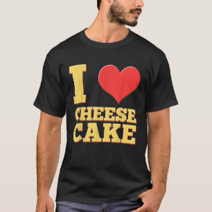 Koch - I Liebe Cheesecake Food Graham Crust Desser T-Shirt