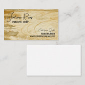 Koch im Wasserbad Restaurant Visitenkarte (Vorne/Hinten)