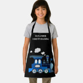 Koch in Ausbildung Schwarz und Blau Schürze (Insitu)