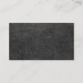 Koch in der Attrappe Logo Visitenkarte (Rückseite)