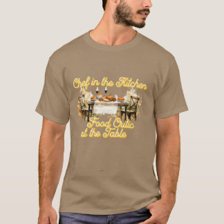 Koch in der Küche Food Critic bei theable girl T-Shirt