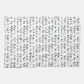 Koch ist in Küchenhandtuch Geschirrtuch (Horizontal)