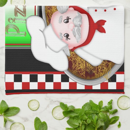 Koch Italiano Geschirrtuch (Gefaltet)