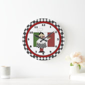 Koch Italienisch 8 Große Wanduhr (Zuhause)