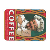 Koch Kaffee Vintage Jugendstil-Küche Magnet (Horizontal)