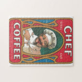 Koch Kaffee Vintage Jugendstil-Küche Puzzle (Horizontal)