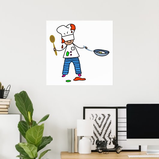 Koch Kid Poster (Heimbüro)