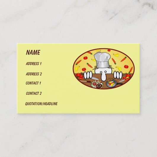 Koch Kilroy Geschäfts-Karte Visitenkarte (Vorderseite)