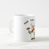 Koch "KISS THE COOK" Kaffeetasse (Vorderseite Links)