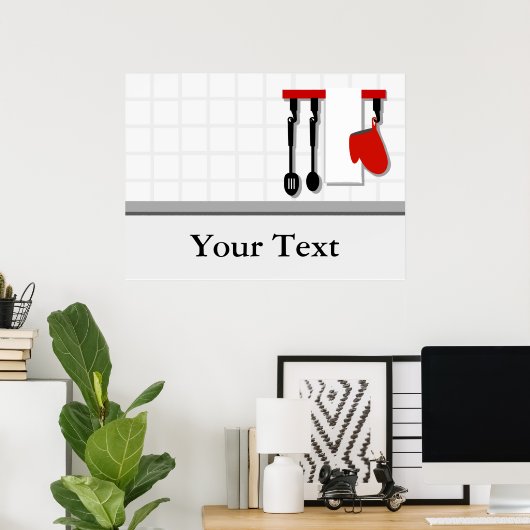 Koch Kitchen Cook Poster (Heimbüro)