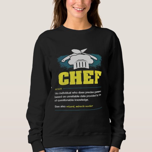 Koch Kitchen Working Closing Restaurant Canteen Sweatshirt (Vorderseite)