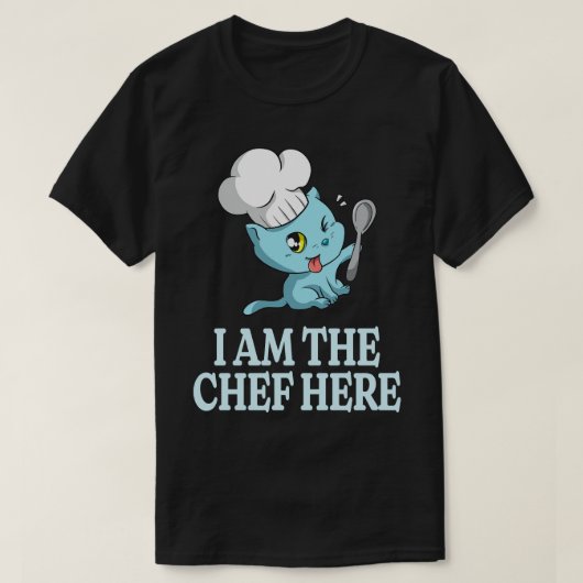 Koch Kitty Funny Cook Chat Lover Kochen T-Shirt (Design vorne)