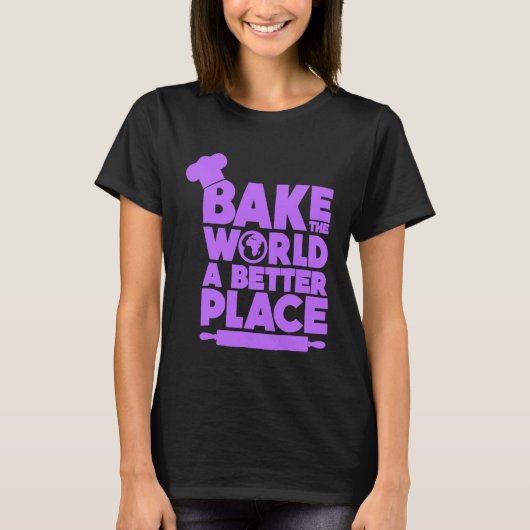 Koch - Klassischer Funny Baking Rolling Button Köc T-Shirt (Vorderseite)