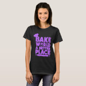 Koch - Klassischer Funny Baking Rolling Button Köc T-Shirt (Vorne ganz)