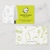 Koch Knife | Chef Hat Visitenkarte (Vorne/Hinten)