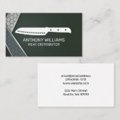 Koch Knife Icon | Kulinarischer Hintergrund Visitenkarte (Vorne/Hinten)