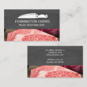 Koch Knife | Kopfbrett | Steak Meat Visitenkarte (Vorne/Hinten)