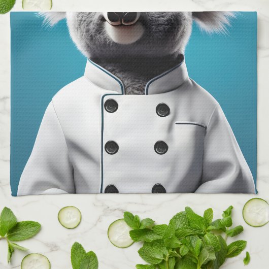 Koch Koala Geschirrtuch (Gefaltet)