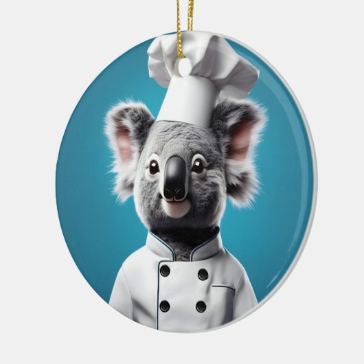 Koch Koala Keramik Ornament (Links)