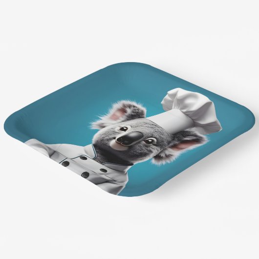 Koch Koala Pappteller (Gewinkelt)