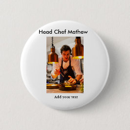 Koch Koch hinzufügen Namen Männer Küche Bäckerei Button