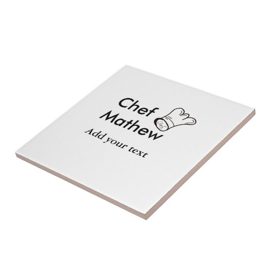 Koch Koch hinzufügen Namen Männer Küche Bäckerei Fliese (Seite)