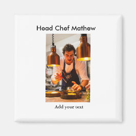 Koch Koch hinzufügen Namen Männer Küche Bäckerei Magnet