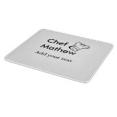 Koch Koch hinzufügen Namen Männer Küche Bäckerei Schneidebrett (Ecke)