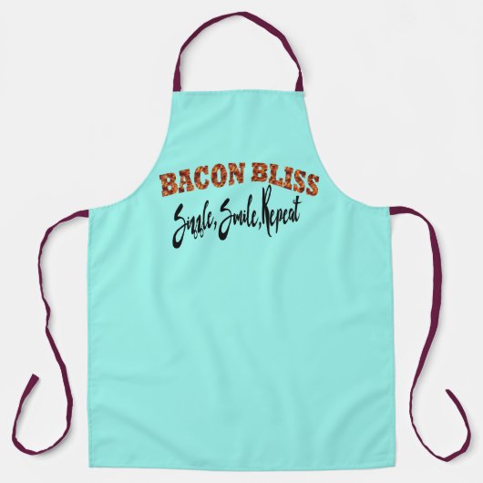 Koch Kochen Neuartige Schürze, Bacon Bliss Wiederh Schürze (Vorderseite)