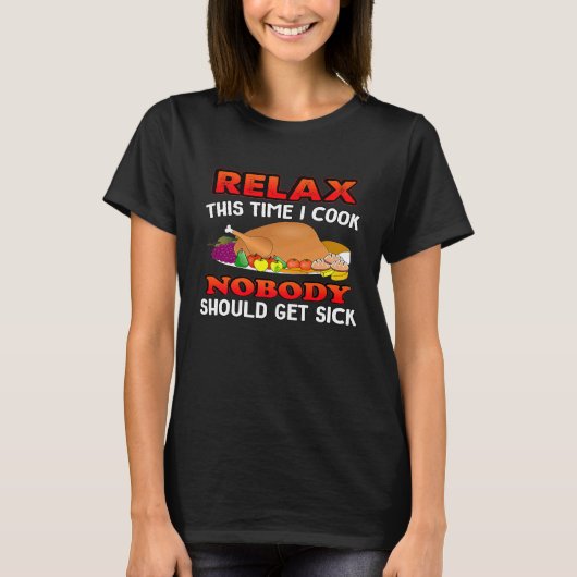 Koch Kochen Shirts Küche Kochen Niemand wird krank (Vorderseite)