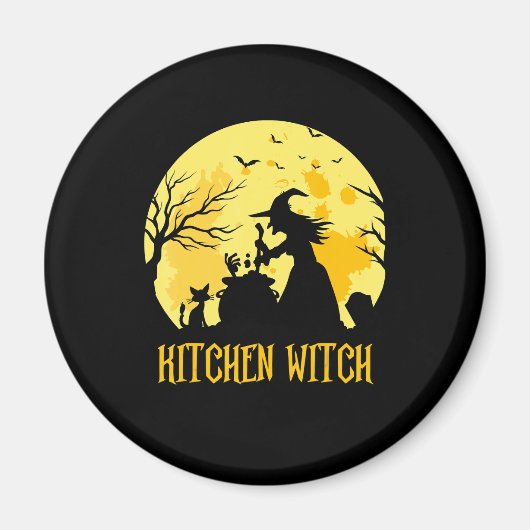 Koch Kochhalloween | Küchenwitz Magnet (Vorne)
